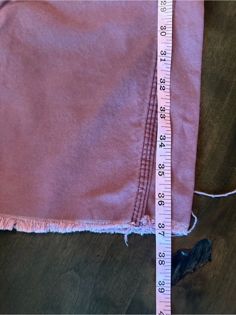 Liberty Rose-Pink Overalls with green accents Size S - Picture 12 of 15